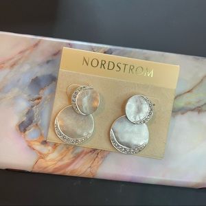 Sterling Earrings with Rhinestones